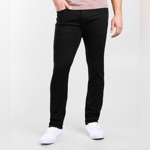 NEW DepartWest Seeker Taper Stretch Performance Black Jeans 34x32